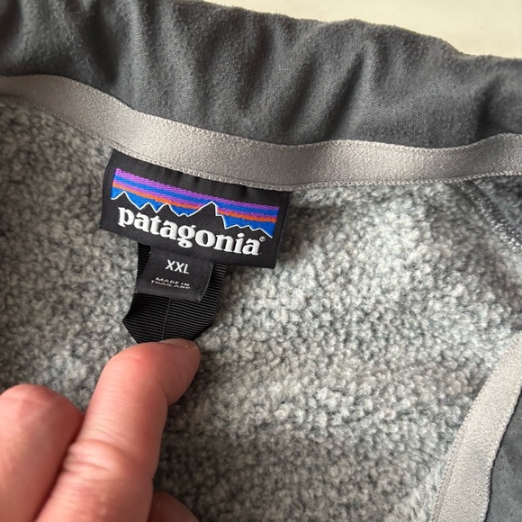 Patagonia Men's Better Sweater 1/4 Zip Fleece Size XXL Gray Pullover - Picture 4 of 6